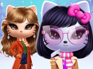 Kitty Squad Winter Dress up - Play Free Girls Browser Game Online Instantly