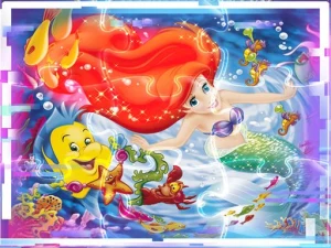 Little Mermaid Match3 Puzzle - Play Free Online HTML5 Browser Game on TapToRun