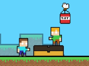 MCraft TNT 2 Player Game - Play Free Online HTML5 Browser Game on TapToRun