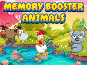 Memory Booster Animals - Play Free Online HTML5 Browser Game on TapToRun