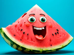 Merge fruits: Fold the Watermelon! - Play Free Puzzle Browser Game Online Instantly