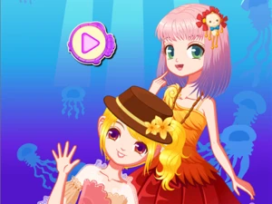 Mermaid Princess Dress Up Salon - Play Free Girls Browser Game Online Instantly