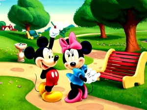 Mickeys Club House Jigsaw - Play Free Puzzle Browser Game Online Instantly
