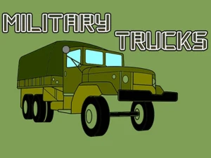 Military Trucks Coloring - Play Free Puzzle Browser Game Online Instantly