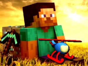 Minecraft Helicopter Adventure - Play Free Arcade Browser Game Online Instantly