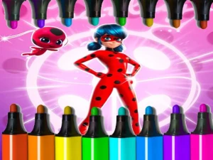 Miraculous Ladybug Coloring Game - Play Free Online HTML5 Browser Game on TapToRun