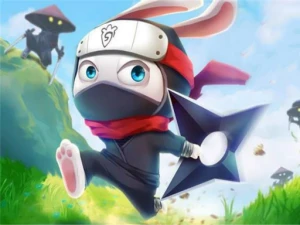 Ninja Rabbit - Play Free Online HTML5 Browser Game on TapToRun