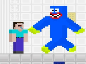NOOB VS BLUE MONSTER GAME - Play Free Online HTML5 Browser Game on TapToRun