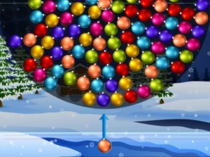 Orbiting Xmas Balls - Play Free Girls Browser Game Online Instantly