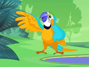 Parrot Pal Coloring - Play Free Puzzle Browser Game Online Instantly