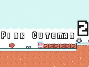 Pink Cuteman 2 - Play Free Online HTML5 Browser Game on TapToRun