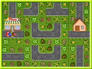 Pizza Delivery Puzzles - Play Free Online HTML5 Browser Game on TapToRun