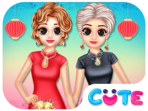Princess Cheongsam Shanghai Fashion - Play Free Girls Browser Game Online Instantly