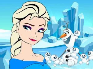 Princess Elsa Hidden Hearts - Play Free Puzzle Browser Game Online Instantly