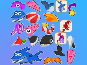 Puzzle Time - Sea Creatures - Play Free Puzzle Browser Game Online Instantly