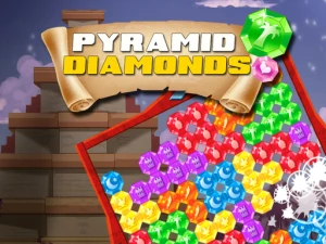 Pyramid Diamonds Challenge - Play Free Online HTML5 Browser Game on TapToRun