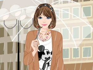Rainy Day Dress up - Play Free Online HTML5 Browser Game on TapToRun