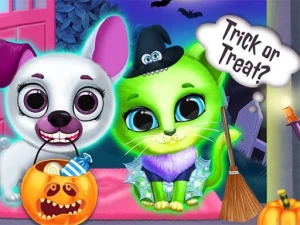 Scary Makeover Halloween Pet Salon - Play Free Girls Browser Game Online Instantly