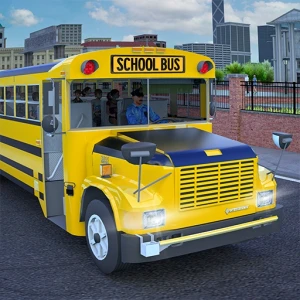 School Bus Game Driving Sim - Play Free Simulation Browser Game Online Instantly