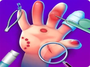 Skin Hand Doctor Games: Surgery Hospital Games - Play Free Baby Hazel Browser Game Online Instantly