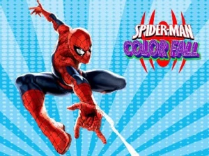 Spiderman Color Fall - Pill Pull Game - Play Free Online HTML5 Browser Game on TapToRun