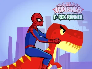Spiderman T-Rex Runner - Play Free Online HTML5 Browser Game on TapToRun