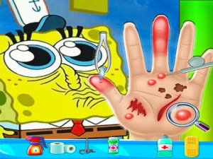 Spongebob Hand Doctor Game Online - Hospital Surge - Play Free Girls Browser Game Online Instantly