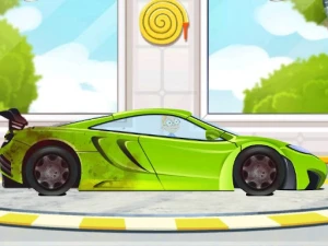 Sports Car Wash 2D - Play Free Online HTML5 Browser Game on TapToRun