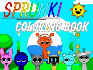 Sprunki Coloring Books - Play Free Girls Browser Game Online Instantly