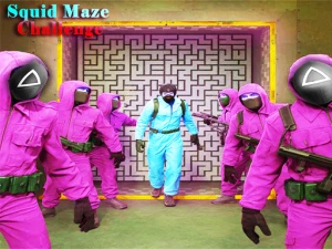 Squid Maze Challenge - Play Free Adventure Browser Game Online Instantly