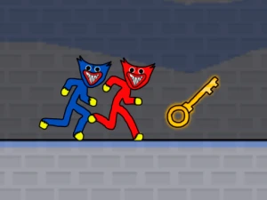 Stickman Huggy Party Duo - Play Free Adventure Browser Game Online Instantly