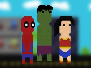 Super Heroes Runner - Play Free Online HTML5 Browser Game on TapToRun