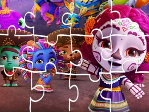 Super Monster Halloween Jigsaw Game - Play Free Online HTML5 Browser Game on TapToRun