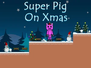 Super Pig on Xmas - Play Free Online HTML5 Browser Game on TapToRun