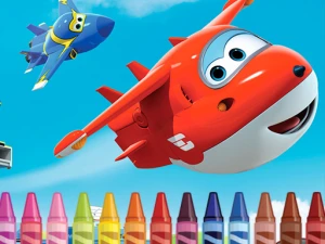 Superwings Coloring - Play Free Online HTML5 Browser Game on TapToRun