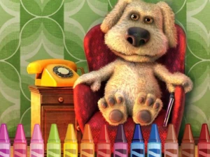 Talking Ben Coloring - Play Free Online HTML5 Browser Game on TapToRun