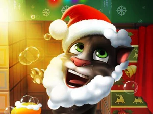 Talking Tom Christmas - Play Free Girls Browser Game Online Instantly