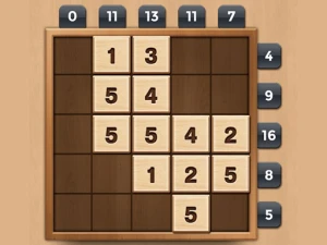 TENX - Wooden Number Puzzle Game - Play Free Online HTML5 Browser Game on TapToRun