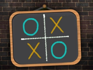 Tic Tac Toe Blackboard - Play Free Multiplayer Browser Game Online Instantly