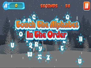 Touch the Alphabet in the Order - Play Free Clicker Browser Game Online Instantly