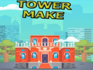 Tower Make - Play Free Puzzle Browser Game Online Instantly