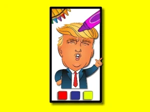 Trump Coloring Time - Play Free Girls Browser Game Online Instantly