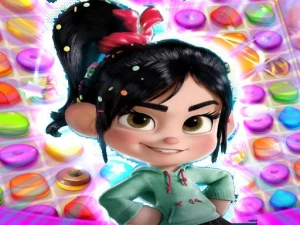 Vanellope Von Schweetz Match 3 Puzzle - Play Free Online HTML5 Browser Game on TapToRun