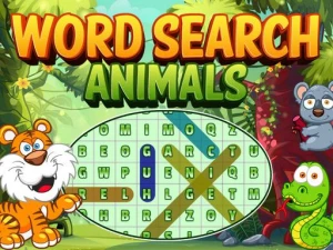 Word Search Animals - Play Free Puzzle Browser Game Online Instantly