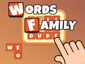 Words Family - Play Free Online HTML5 Browser Game on TapToRun