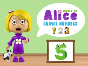 World of Alice Animal Numbers - Play Free Online HTML5 Browser Game on TapToRun