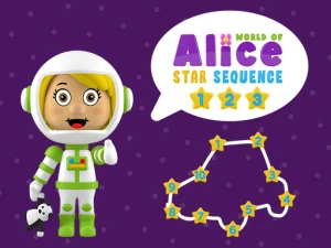 World of Alice Star Sequence - Play Free Puzzle Browser Game Online Instantly